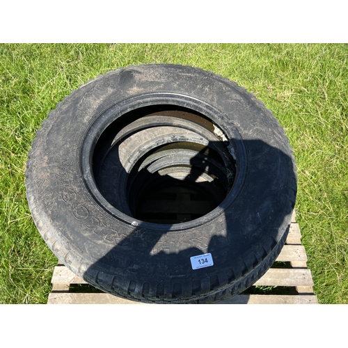 134 - 4 DEFENDER TYRES 205 X 16  + VAT