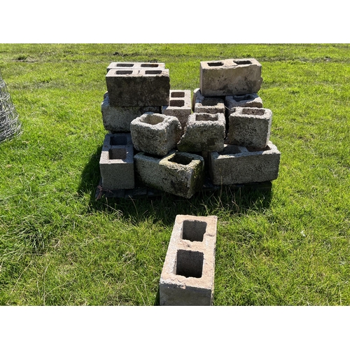 139 - BREEZE BLOCKS  + VAT