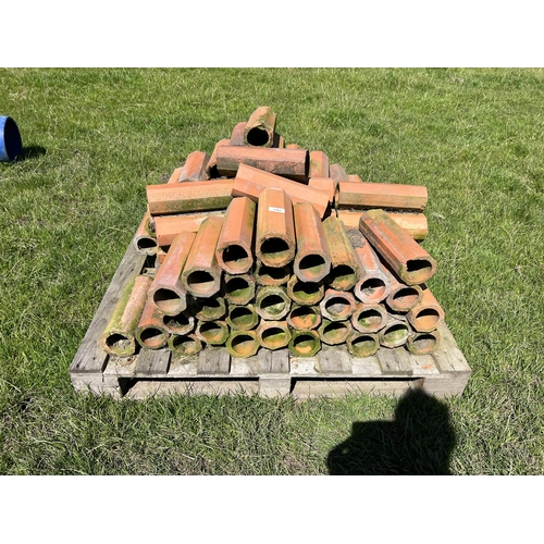 142 - CLAY DRAIN PIPES  + VAT