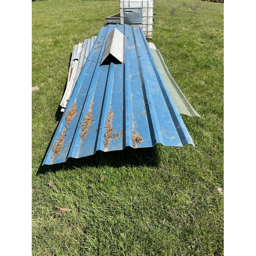 146 - VARIOUS BOX PROFILE ROOF SHEETS  + VAT