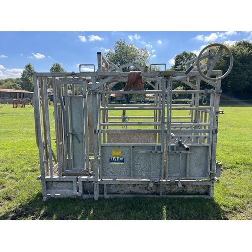 210 - IAE CENTURIAN FULL ACCESS HEAVY DUTY CATTLE CRUSH WITH ACCESSORIES  & ASSEMBLY LEAFLET+ VAT