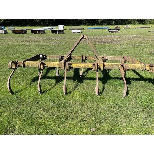 214 - 10 FT. HEAVY DUTY ELEVEN SPRING TINE CULTIVATOR  + VAT