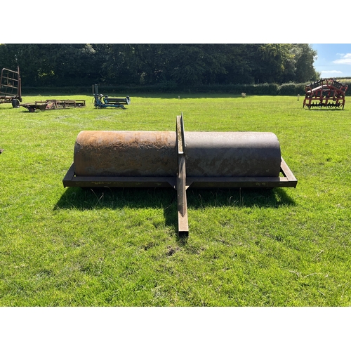 227 - 8 FT. FLAT BALLAST LAND ROLLER  + VAT