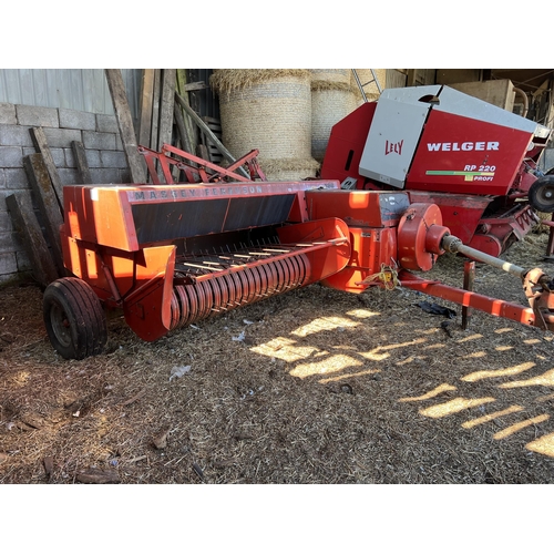 230 - MASSEY FERGUSON128 CONVENTIONAL BALER  + VAT