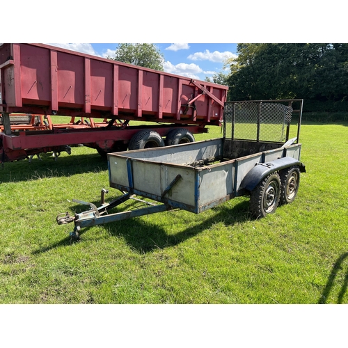 236 - CAR TRAILER 5 FT. 6 IN. X 10 FT.  NO FLOOR + VAT