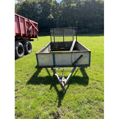 236 - CAR TRAILER 5 FT. 6 IN. X 10 FT.  NO FLOOR + VAT