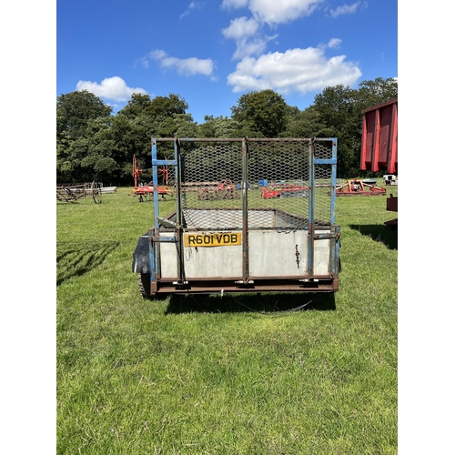 236 - CAR TRAILER 5 FT. 6 IN. X 10 FT.  NO FLOOR + VAT