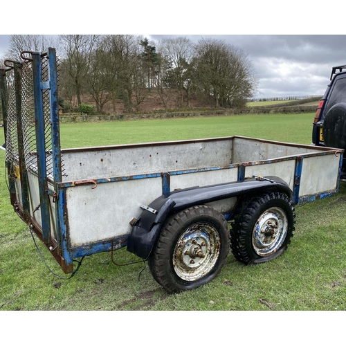 236 - CAR TRAILER 5 FT. 6 IN. X 10 FT.  NO FLOOR + VAT