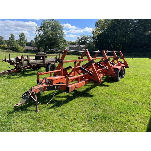 238 - RICHIE 8 BALE TRAILER  + VAT