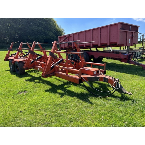 238 - RICHIE 8 BALE TRAILER  + VAT