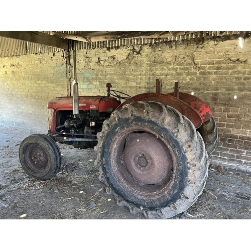 243 - A MASSEY FERGUSON 35 TRACTOR 1959 ONE OWNER FROM NEW  REG. NO. 706 PTJ FIRST REGISTERED JULY 1960 WI... 