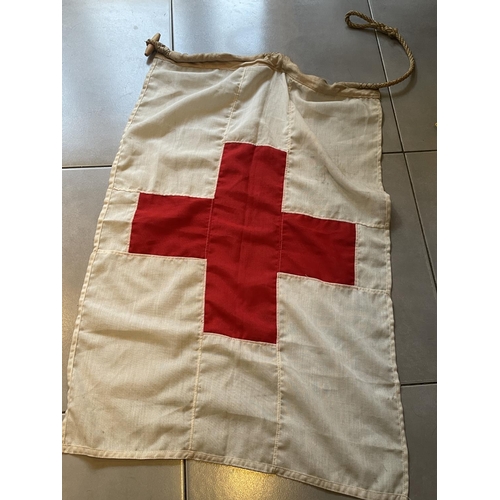88 - A MILITARY RED CROSS FLAG
