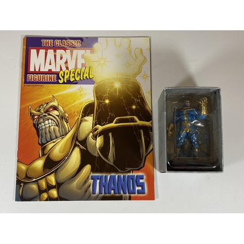 304 - A MARVEL CLASSIC LEAD SPECIAL COLLECTORS FIGURE - THANOS WITH MAGAZINE