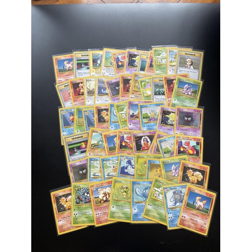 309 - A COLLECTION OF 1999 WOTC POKEMON CARDS, BASE SET, SHADOWLESS PROFESSOR OAK ETC