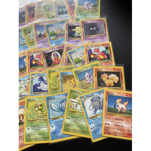 309 - A COLLECTION OF 1999 WOTC POKEMON CARDS, BASE SET, SHADOWLESS PROFESSOR OAK ETC