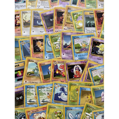 309 - A COLLECTION OF 1999 WOTC POKEMON CARDS, BASE SET, SHADOWLESS PROFESSOR OAK ETC