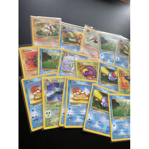 310 - A COLLECTION OF 1999 WOTC POKEMON CARDS, FOSSIL SET, HOLO BLAINE GYM HEROES TRAINER ETC