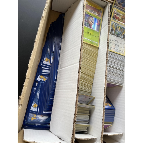 320 - A HUGE COLLECTION, (1000S), OF POKEMON CARDS, HOLOS, PLAYING MAT ETC