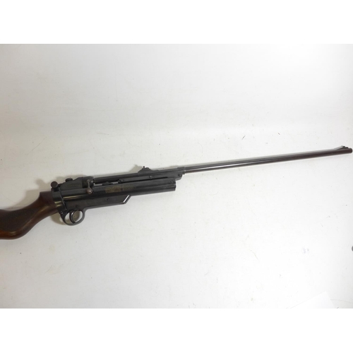 474 - A GOOD QUALITY WEBLEY SERVICE RIFLE MARK II, .177 CALIBRE, 65CM BARREL, SERIAL NUMBER S9639, LENGTH ... 