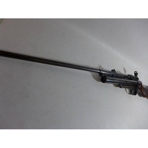 474 - A GOOD QUALITY WEBLEY SERVICE RIFLE MARK II, .177 CALIBRE, 65CM BARREL, SERIAL NUMBER S9639, LENGTH ... 