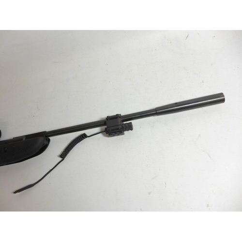 480 - A CROSMAN TAC 1 EXTREME .22 CALIBRE AIR RIFLE, 47CM BARREL, FITTED WITH GOOD QUALITY TELESCOPIC SIGH... 