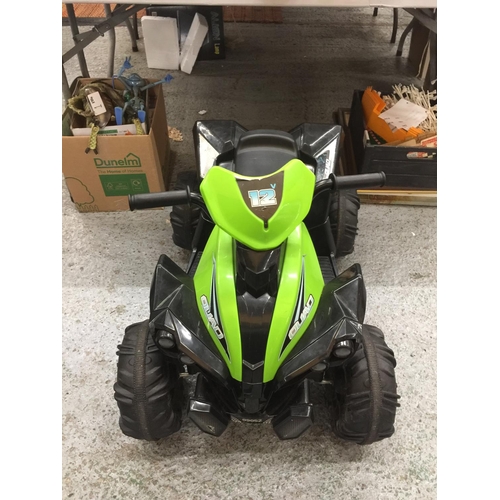 236A - A CHILDREN'S ELECTRIC QUAD BIKE WITH CHARGER - VENDOR STATES IN WORKING ORDER AND VERY LITTLE USE, N... 