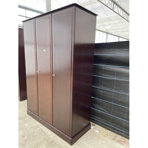 2930 - A STAG MINSTREL THREE DOOR WARDROBE, 59