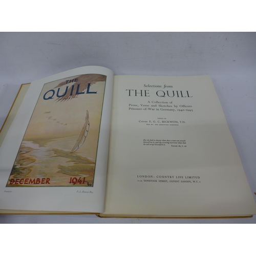 502 - A SIGNED LIMITED EDITION 1044 OF 1750 COPIES 'THE QUILL' BY CAPTAIN E.G.C. BECKWITH, 1947