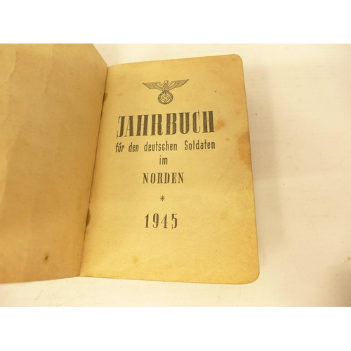 509 - A WORLD WAR II NAZI GERMANY UNUSED DIARY DATED 1945