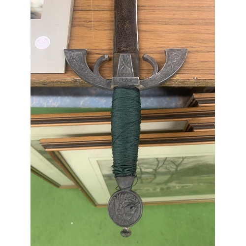 181 - A SPANISH ENGRAVED SWORD