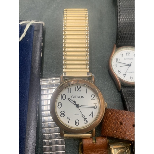 185 - A QUANTITY OF WRISTWATCHES TO INCLUDE LIMIT, BEN SHERMAN, ETC