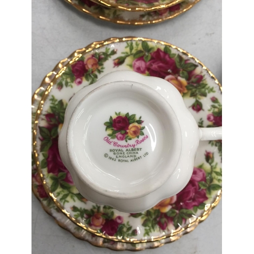 251 - A LARGE QUANTITY OF ROYAL ALBERT 'OLD COUNTRY ROSES' TEAWARE TO INCLUDE TWO TEAPOTS, CAKE PLATES, BO... 