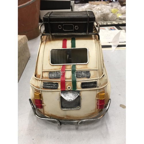 260 - A TIN PLATE FIAT 500 TOURER