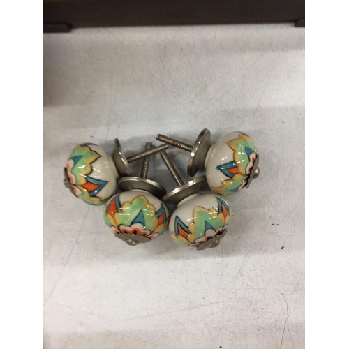 273A - FOUR ART DECO DOOR KNOBS