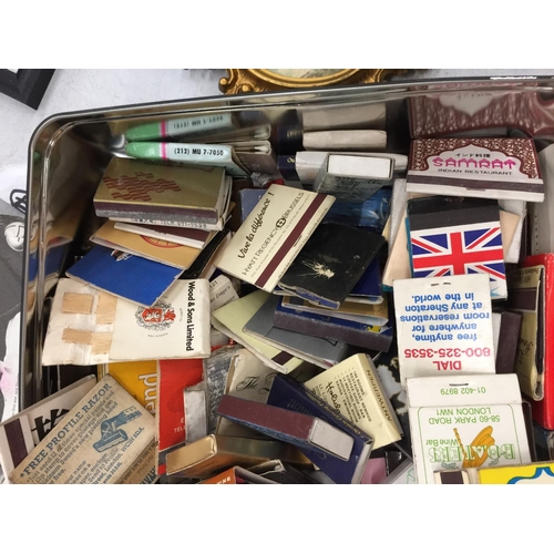 279 - A LARGE QUANTITY OF VINTAGE MATCH BOOKS