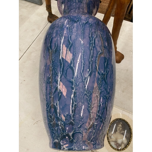 149 - A LARGE LUSTRE WARE VASE, HEIGHT 45CM