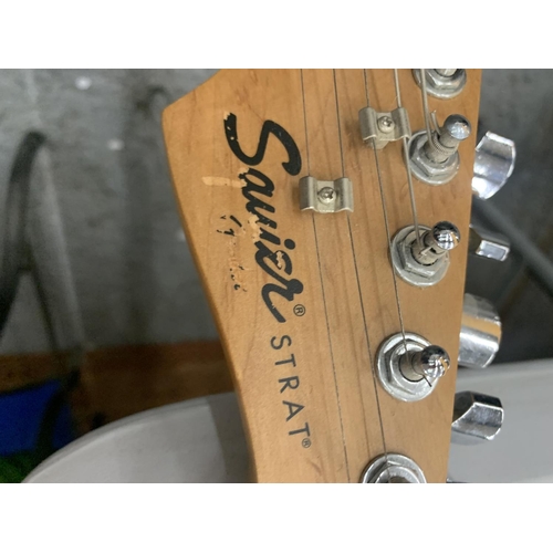 172 - A SQUIER FENDER STRAT ELECTRIC GUITAR