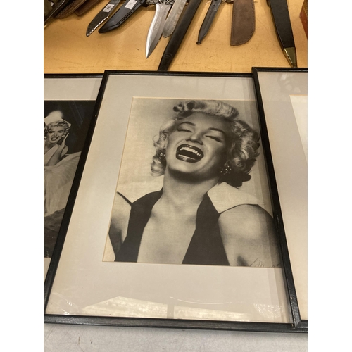 23 - A GROUP OF THREE MARILYN MONROE PRINTS