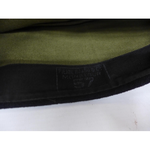 528 - A MID 20TH CENTURY U.S. ARMY CAP, SIZE 57, EUROPEAN CAP SIZE 58 (2)