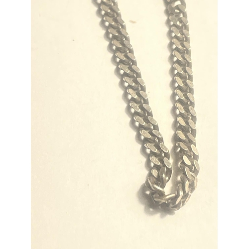 623 - TWO SILVER NECKLACES