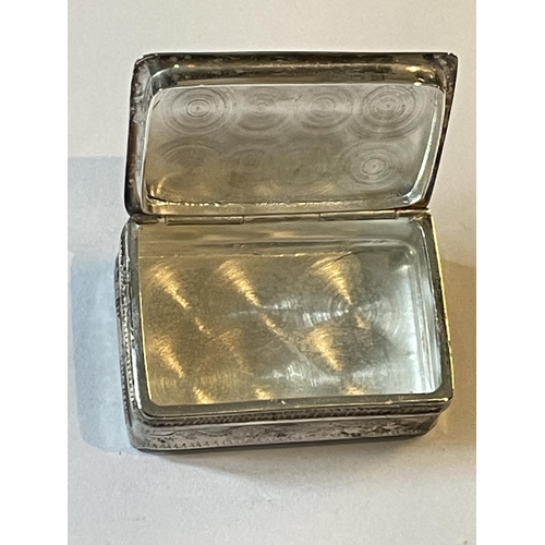 88 - A SILVER PILL BOX