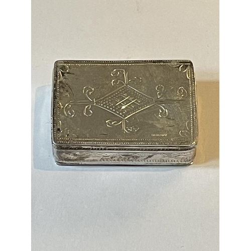 88 - A SILVER PILL BOX