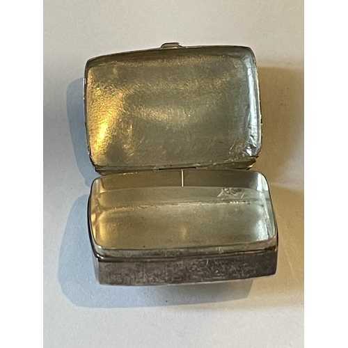 91 - A SILVER PILL BOX