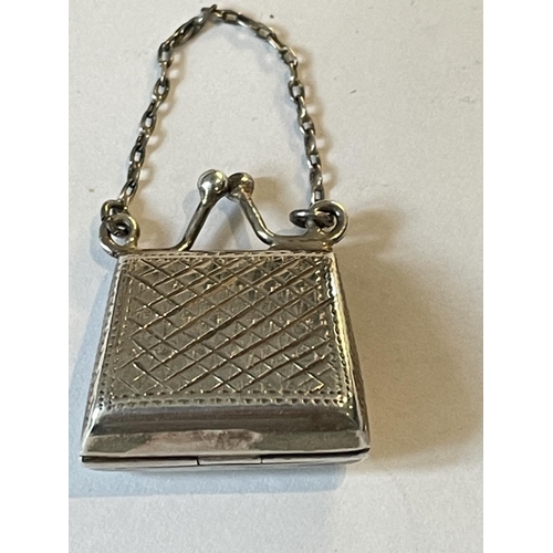 94 - A SILVER PURSE