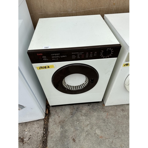 2307 - A SMALL CREDA COMPACT SENSADRY TUMBLE DRYER