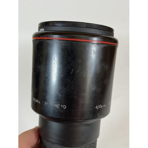 106 - A VINTAGE SIGMA APO MULTI COATED 400MM CAMERA LENS