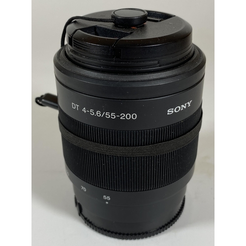 111 - A SONY DT 4-5.6 55-200MM DSLR CAMERA LENS