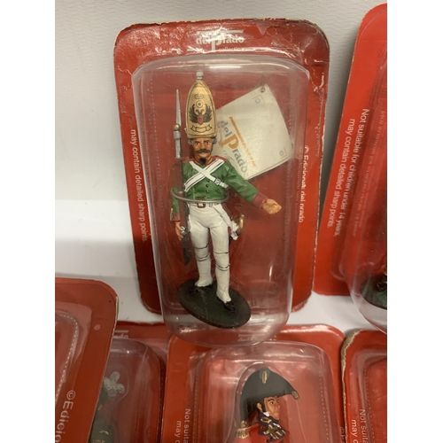 567 - A LARGE COLLECTION OF DEL PRADO MILITARY FIGURES IN BLISTER PACKS