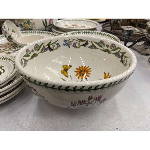 147 - A LARGE QUANTITY OF PORTMEIRION 'THE BOTANIC GARDEN' CERAMICS TO INCLUDE A LARGE LIDDED SERVING TURE... 