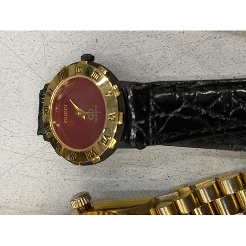 188 - FOUR FASHION WRISTWATCHES TO INCLUDE JOAN RIVERS